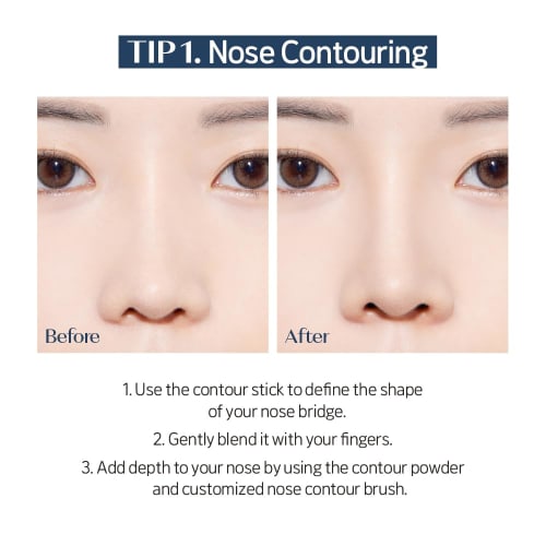 Etude ETUDE Official Contour Stick Cool/Shading Nose Shadow Face Shadow Tear Bag Natural Finish 1 Piece (x 1)
