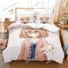 Anime Beyond the Boundary Mirai Kuriyama Bedding Set Boys Girls Twin Queen Size Duvet Cover Bed Kids Adult Home Textileextile