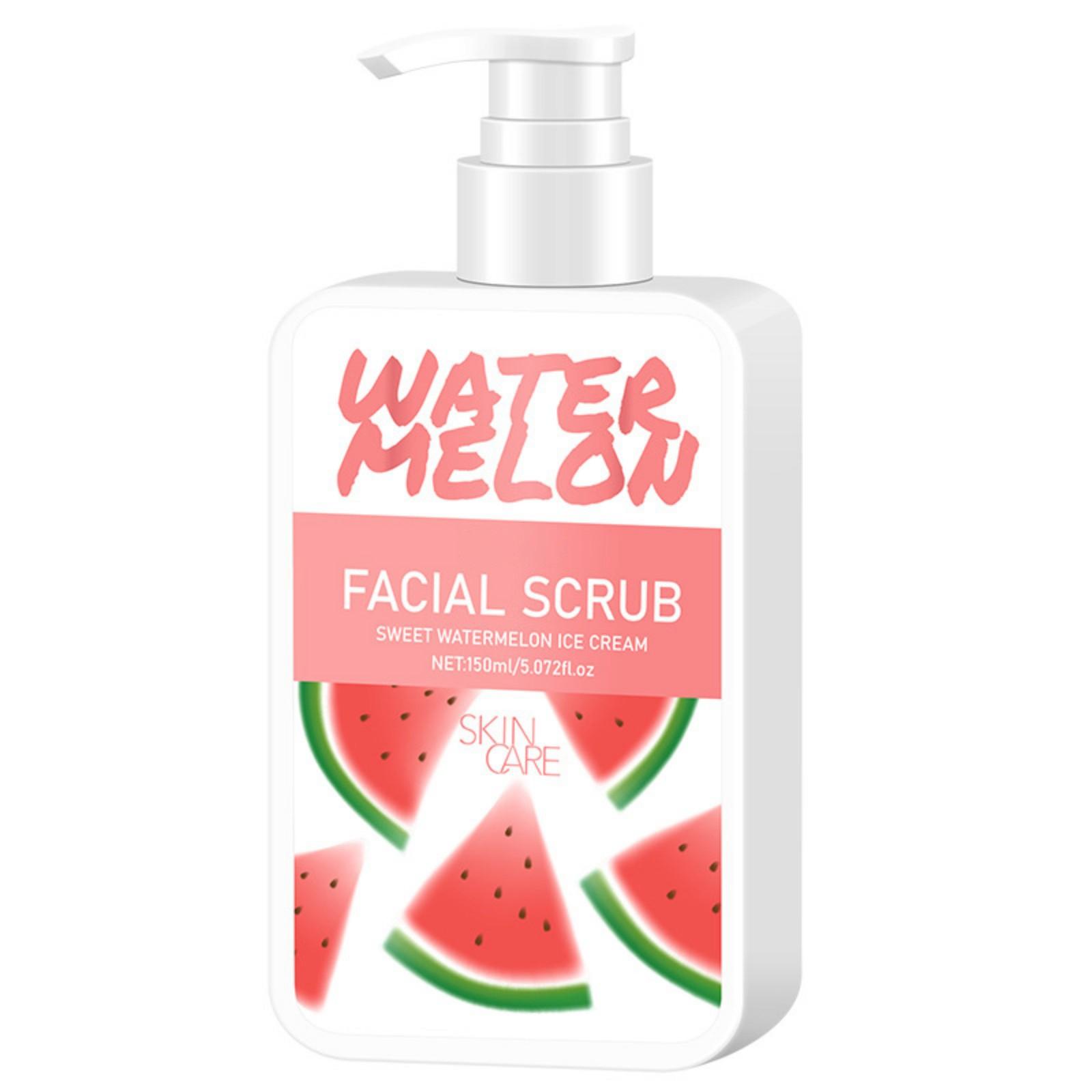 

Отшелушивающий арбузный скраб для лица очищает поры, удаляет омертвевшие клетки кожи, мягко увлажняет