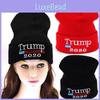 2020 Trump Donald Beanie Hat Make America Great Again Knit Beanie Warm Ski Cap