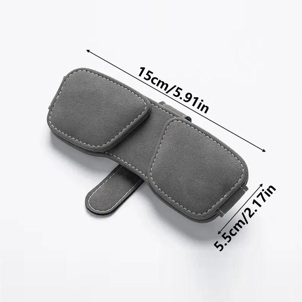 Magnetic Car Sun Visor Clip Dual Clip Card Holder Universal Auto Sun Visor Organizer  Truck