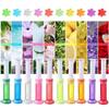 7/10Pcs Toilet Cleaner Gel Flower Aromatic Deodorant, Disinfects Removes Odors Lasting Bathroom Fragrance Effective Cleaning