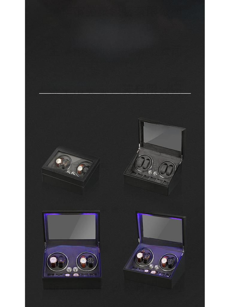Întinzător electric pentru ceasuri cu lumină LED - Cutie de depozitare 4+6