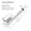 12V Linear Actuator High Speed 14mm/s 1000N/220lb IP54 Waterproof Heavy Duty Linear Motion Actuator with Mounting Bracket