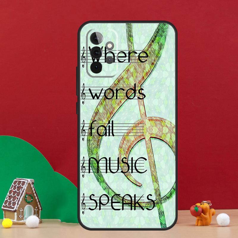 

Music Note Musical Treble Clef Case For Samsung Galaxy A55 A52 A32 A12 A33 A06 A16 A26 A36 A56 A15 A53 A13 A34 A54 A14 A17 Samsung A23