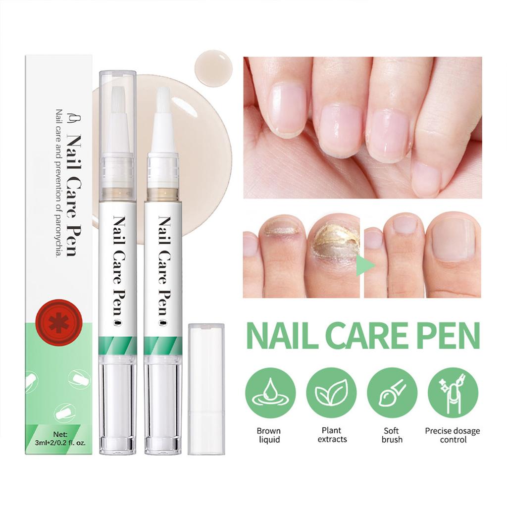 2x Nail Growth Oil Nail Care Pen Nail Strengthener Cuticle Oil Pen Moisturize Strengthen Nails Care Oil Nail Treatments