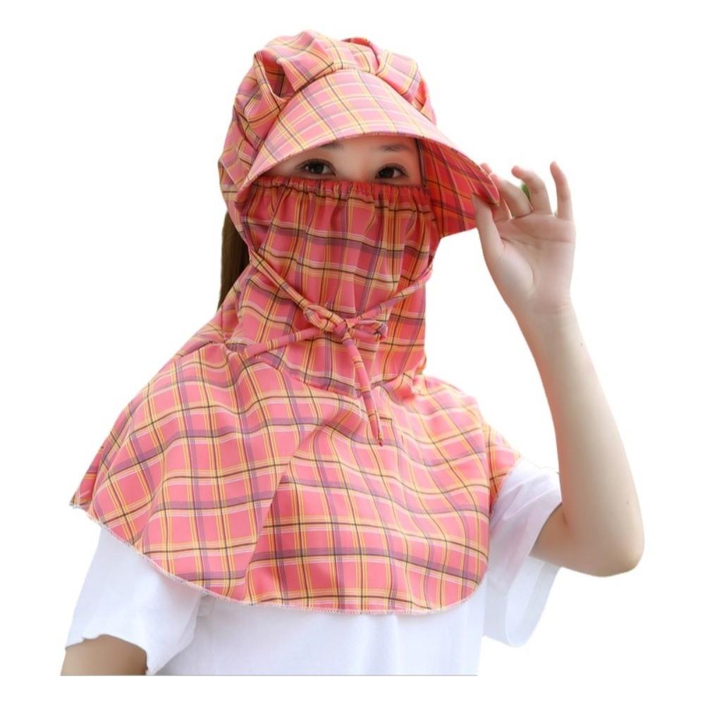 

Quick Dry Tea Picking Work Hat Anti UV Full Face Cap Fashion Face Mask Sun Hat Outdoor 2