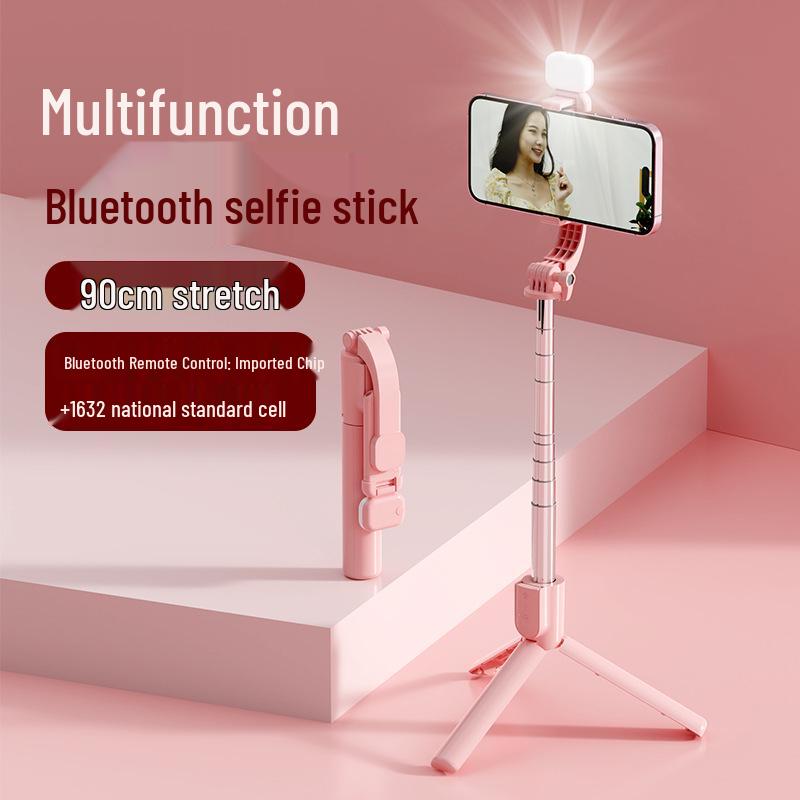 Z5 Compact Design Bluetooth Selfie Stick with Foldable Phone Tripod and Anti-Shake for Douyin Live Broadcast and Photography