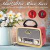 Vintage AM/FM/SW Radio with Light Home Radio Portable Wireless Bluetooth Audio TF Card USB Flash Disk MP3 Player