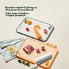 Non-Slip Cutting Board, Fruit And Baby Food Board, Double-Sided Chopping Board for Home Use, Sticky Board, Plastic Cutting Board, Size 40*28cm