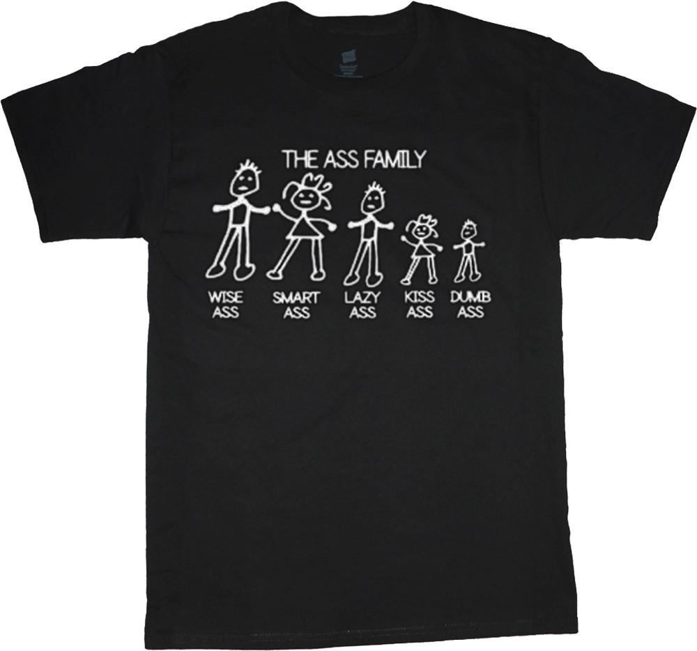 The Ass Family t-shirt funny t-shirts for men ass family sarcastic sarcasm tee Unisex T-Shirt S