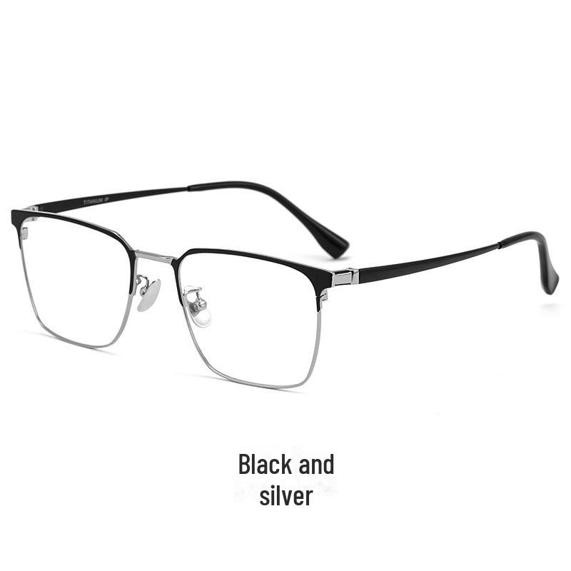 

Ретро сверхлегкая титановая оправа для мужских очков для бизнеса и близорукости