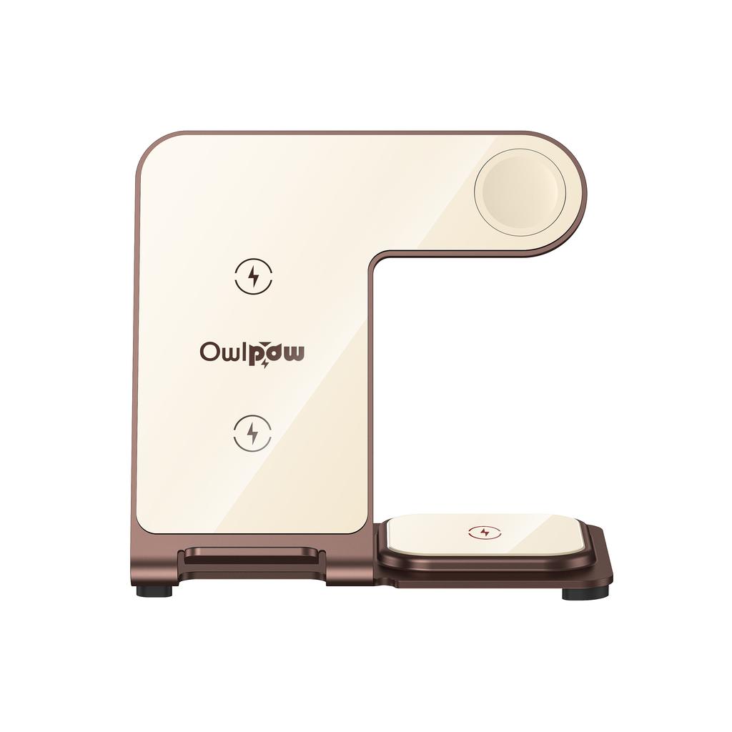 Stație de încărcare 3 în 1 Suport încărcător wireless rapid pentru iPhone15/14/13/12/Pro/Max/Plus/XS/XR/X/8 Watch 8/7/6/5/4/3/2/SE