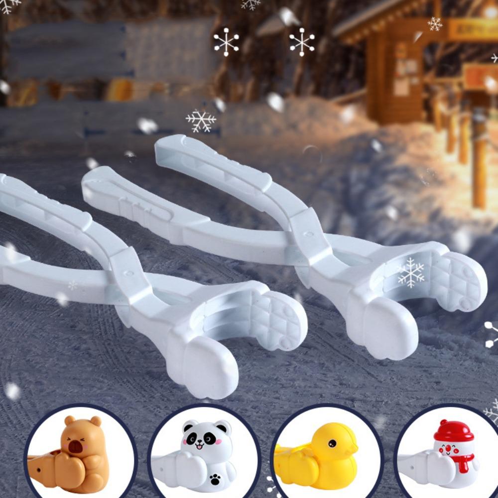 ABS Winter Snowball Maker Toy Capybara Snow Sand Ball Making Molds  Snow and Beach