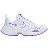 Nike Air Heights Comfortable Shock Absorption Slip Resistant Lightweight Low Top Casual Shoes Women Casual Shoes White Purple CI0603-100