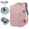 High-End Waterproof Backpack: Women's Leisure Travel, Men's Wet/Dry Separation, Large Capacity Schoolbag, Laptop Compatible.