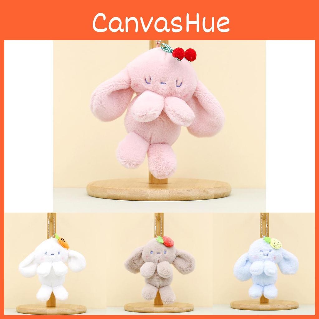 Entzückender Plüschhasen-Schlüsselanhänger Weiches Stofftier Niedlicher Hasen-Taschenanhänger In Mehreren Farben