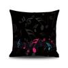 45X45CM Piano Key Wonderful Notes Decorative Pillowcase Car Sofa Art Piece Office Seat Cushion Cover Home Decoration