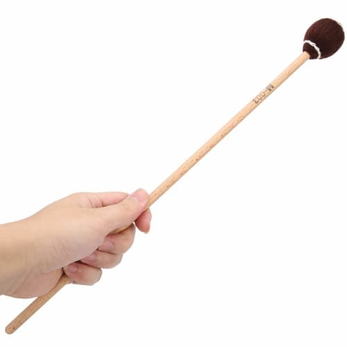 Marimba Mallets, 1 Pair, Lightweight, Easy to Play, Smooth, Sturdy and Durable, Percussion Instrument (Brown Headwood)