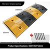 High-Quality Thickened Rubber Speed Bump for Road Safety