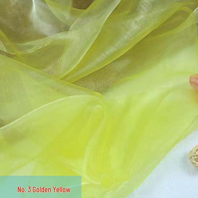 Iridescent Two-Tone Gradient Organza Pearl Gauze for Performance Costumes, Weddings, and Kindergarten Events