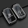 Styling Black TPU Car Key Case Cover Black Protect Shell Bag For Honda Vezel City Civic Jazz BRV BR-V HRV Keyless Accessories