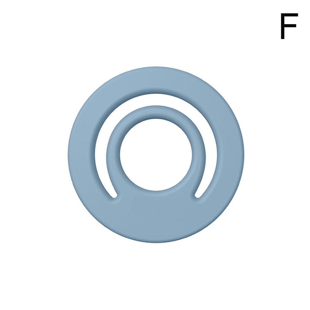 מחזיק טלפון סיליקון מגנטי עם אחיזה חזקה, מחזיק טלפון מגנטי דו-צדדי עגול, תמיכה ל-MagSafe לאייפון