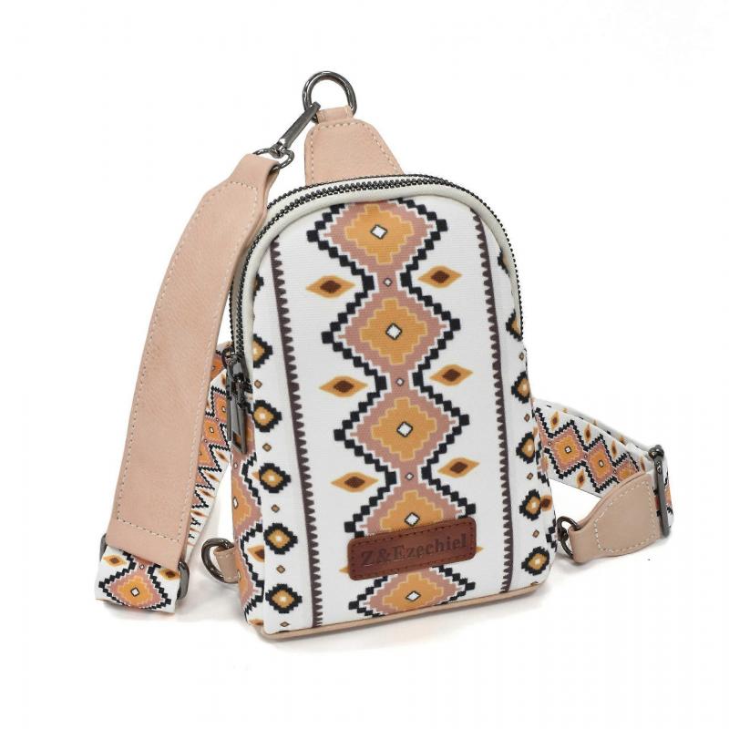 Aztec Crossbody Sling Bags for Women Cross Body Purse with Detachable Strap