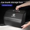Cup Holders Car Trunk Storage Box Organizer Stowing Tidying Container Bag For VW Scirocco Jetta Beetle Golf Passat Po BGO1