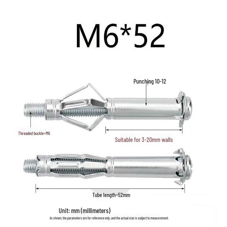 Hollow Wall Gecko Screw Drywall Anchor Expansion Bolt