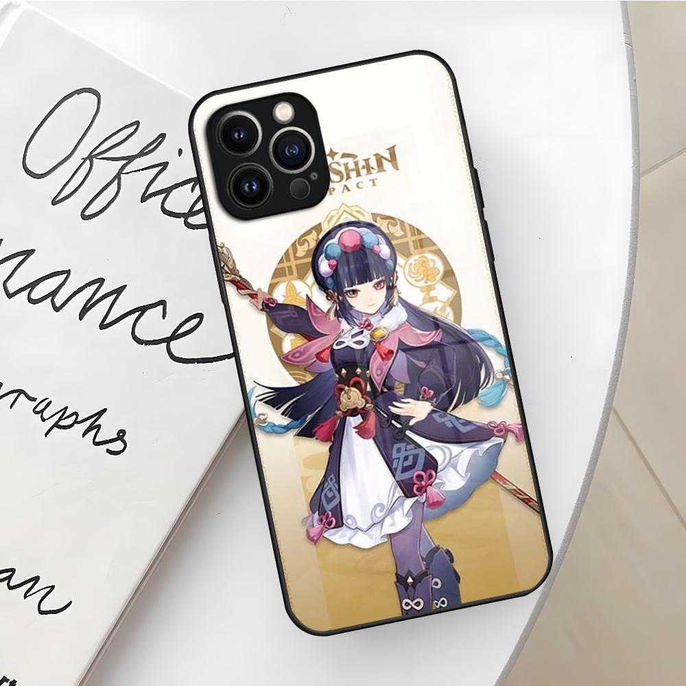 Genshin Impact Yun Jin Phone Case for Iphone 17 16 Air 15 14 12 11 13 Pro Max Mini X Xr Xs Se Puls glass Cover