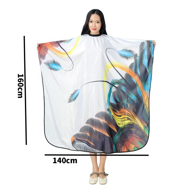 

Парикмахерская накидка с перьями для взрослых с технологией защиты от пятен, маслостойкая