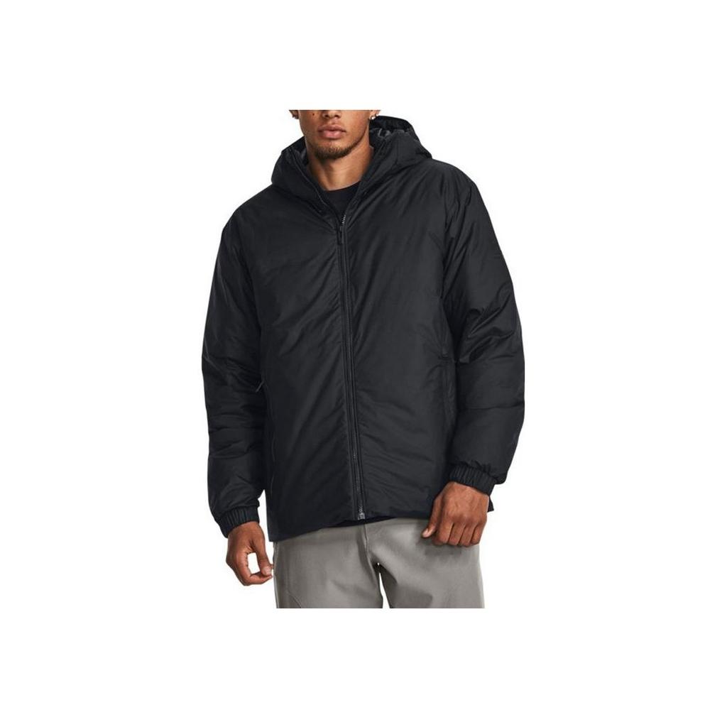 Under Armour ColdGear Infrared Fitted Short Training Down Jacket Men Outerwear Black 1378840-001