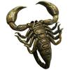 Brass Scorpion Vintage Metal Scorpion Ornament Copper Scorpion Decoration Car Desktop Sculpture Home Office Decor Ornament Gift