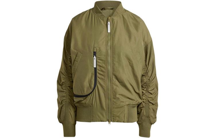 Adidas x Stella McCartney Sportswear Woven Bomber Jacket Jackets & Coats Women s Dark Olive Green IT5746 XS