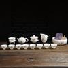 Chaxun Light Luxury Yangzhiyu Porcelain Gongfu Tea Set