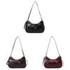 Street Style Pu Small Crossbody Bag With Solid Color And Bow Shaped Pendant Design For Daily Use