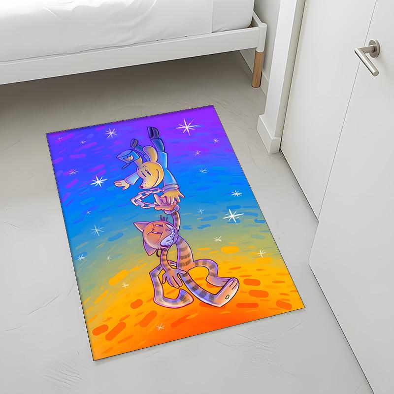 Dog Man Unleashed (1) Rug Suitable For Living Rooms Bedrooms Computer Rooms Dining Areas And Placement Under Tables And Chairs Also An Ideal Choice Fo