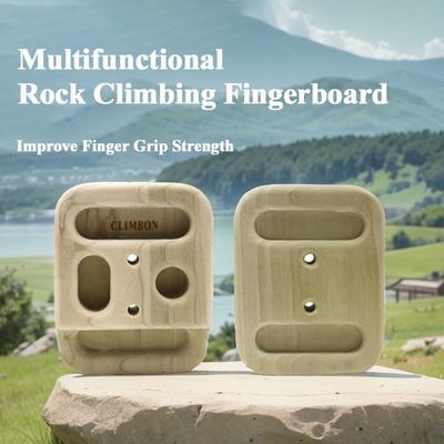 2 Stück Leichtes Multifunktionales Felsenkletter Fingerboard Tragbarer Unterarmtrainer Kletterfinger Trainingsboard