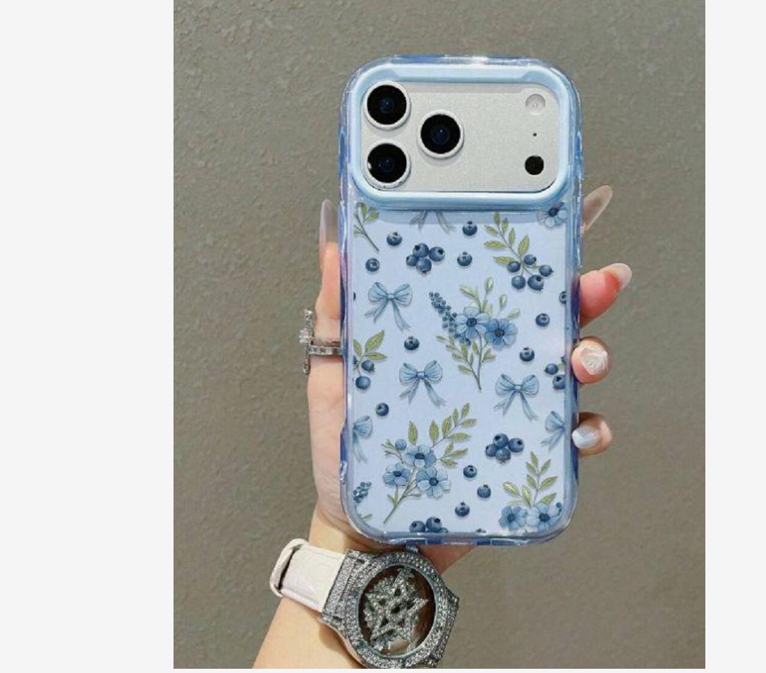 

Blueberry Bow Protective Case for iPhone 13 Pro/17/15 Pro Max/11/12 17 Pro