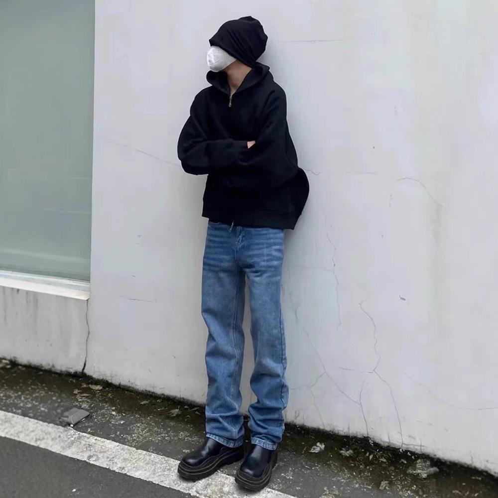 2024 A/W Unisex 500g Cleanfit Cardigan Sweater Hoodie Jacket