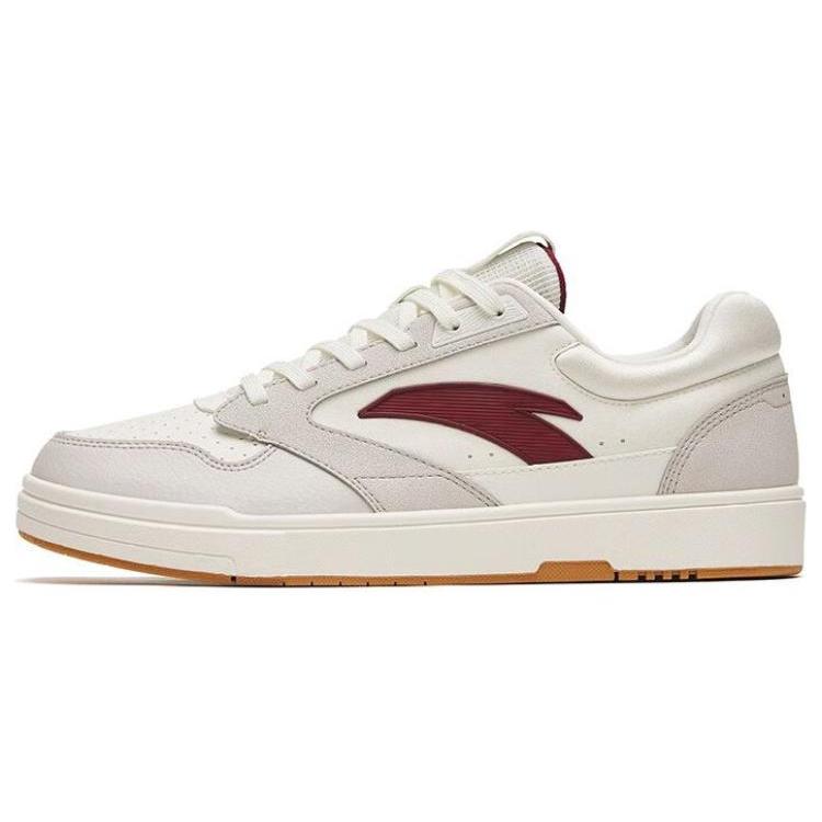 

Anta Durable Breathable Low Top Skateboard Shoes Men s One Gray 40.5