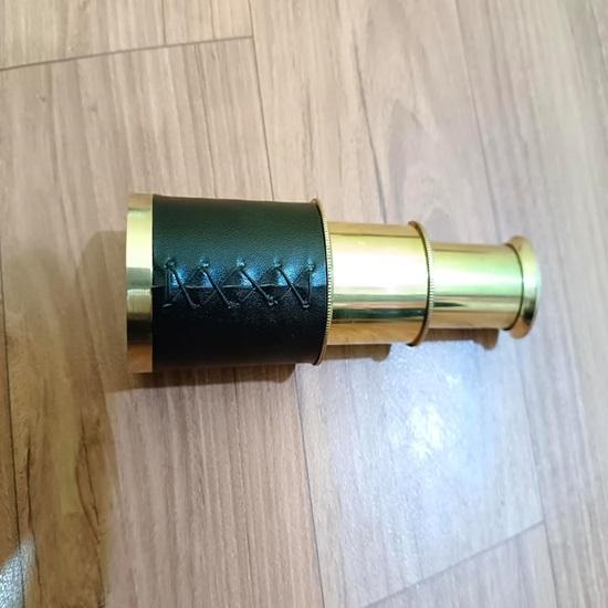Brass 15.24 cm Telescope with Beautiful Rose Wood Box Reflecting Telescope Handed  for Navigation Pocket Nautical Telescope
