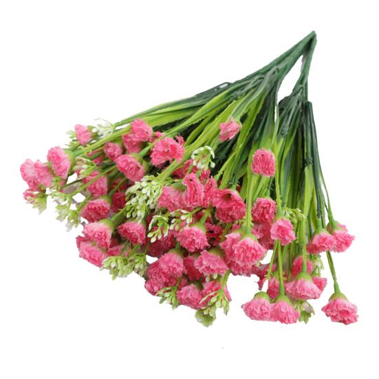 Artificial Flower No Maintenance No Watering No Fading Bright Color Realistic Lifelike Artificial Flower Wedding Party Home Decoration