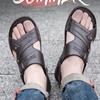 Non Slip Sandals for Men Wearing Thick Soled Waterproof Beach Shoes Outdoors In Summer Middle-aged Men's Slippers
