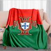 Decke mit Wappen der Portugiesischen Fußballföderation Geeignet für Sofas, Betten, Büros und Camping - Perfektes Geschenk für Halloween Weihnachten