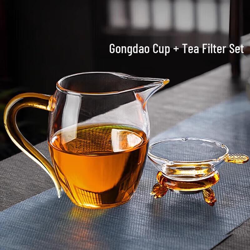 

PAKCHOICE Heat-Resistant Glass Gongdao Cup 3-Piece Set