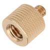 Brass Screw Adapter 1/4 Inch Male To 3/8 Inch Female Tripod Thread Reducer Screw Adapter