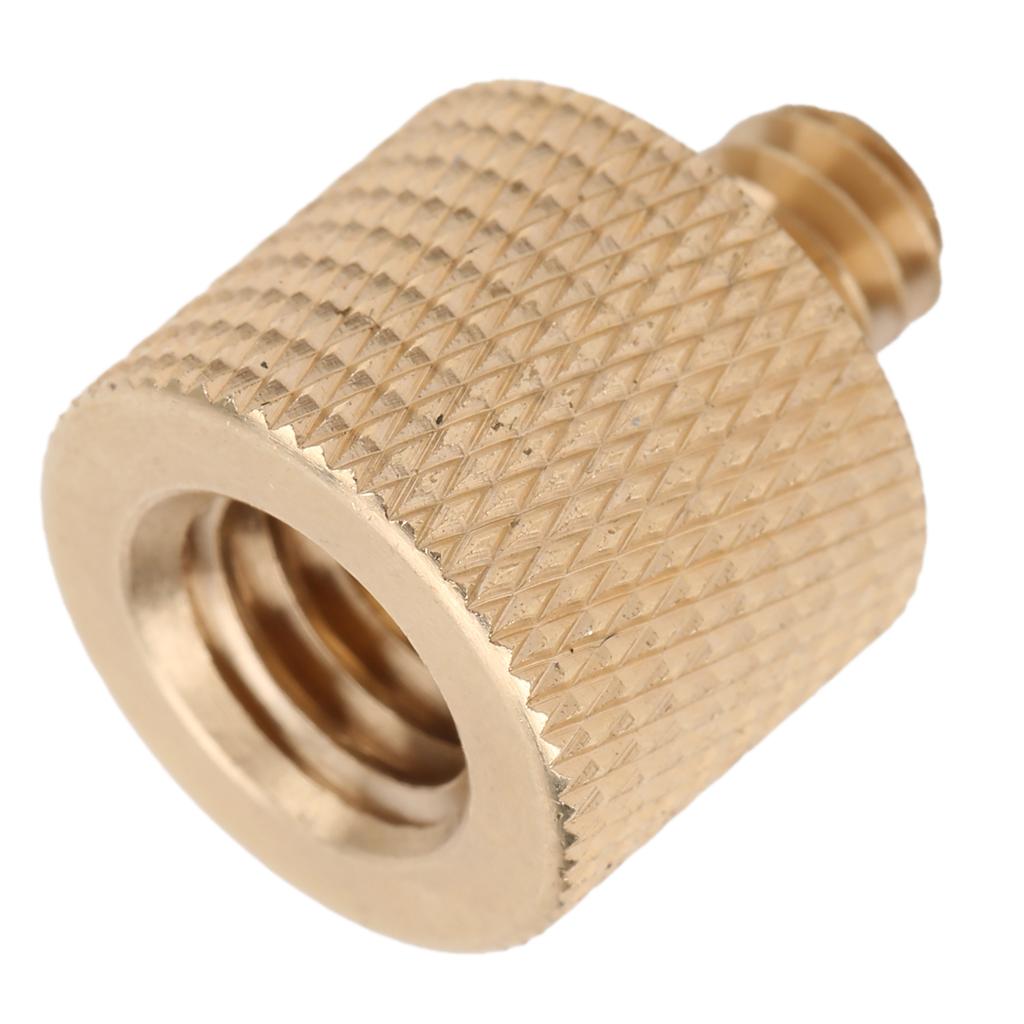 Brass Screw Adapter 1/4 Inch Male To 3/8 Inch Female Tripod Thread Reducer Screw Adapter
