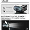 LED Hard Hat Light USB-C Rechargeable Clip on Cap Lights 180°Adjustable Hands Free Hat Flashlight Headlamp for Running Camping